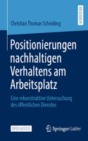 Positionierungen Nachhaltigen Verhaltens Am Arbeitsplatz