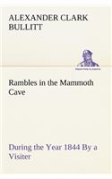 Rambles in the Mammoth Cave, during the Year 1844 By a Visiter