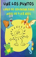 Une los puntos - Libro para colorear para niños de 4 a 8 años