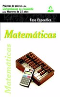 Matematicas. Pruebas de acceso a la universidad para mayores de 25 anos. Universidades de andalucia. Fase especifica