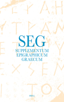 Supplementum Epigraphicum Graecum, Volume LXVIII (2018)