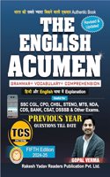 The English Acumen (5th Edition) for SSC CDS NDA BANK etc exams. Bilingual and descriptive content.