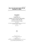 Fiscal year 2002 budget request for the Department of Energy