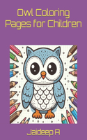 Owl Coloring Pages for Children