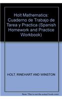 Holt Mathematics Course 3: Libro de Trabajo: Tarea Y PrÃ¡ctica