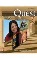 Quest Reading and Writing, 2nd Edition - Level 3 (Low Advanced to Advanced) - Student Book W/ Full Audio Download