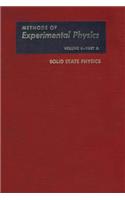 Solid State Physics. Part a: (6A Methods in Experimental Physics)