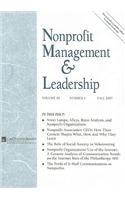 Nonprofit Management and Leadership