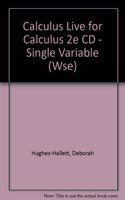 Calculus Live for Calculus 2e CD - Single Variable (Wse)