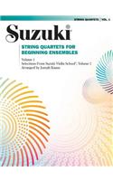 String Quartets for Beginning Ensembles, Vol 1