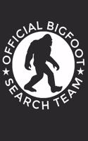 Bigfoot Notebook - Bigfoot Search Team - Bigfoot Sasquatch Yeti Funny - Bigfoot Journal