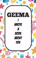 Geema I Wrote A Book About You