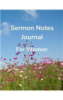 Sermon Notes Journal for Women