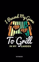 Grilling and BBQ Art Graphic Notebook