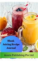 Blank Juicing Recipe Journal