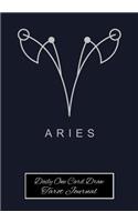 Aries Daily One Card Draw Tarot Journal