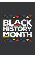 Notebook: Black History Month Panthers African Pride Journal & Doodle Diary; 120 Squared Grid Pages for Writing and Drawing - 6x9 in.