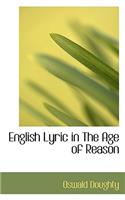 English Lyric in the Age of Reason