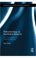 Phenomenology as Qualitative Research