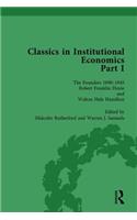 Classics in Institutional Economics, Part I, Volume 4