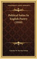 Political Satire in English Poetry (1910)