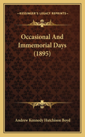 Occasional And Immemorial Days (1895)