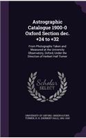 Astrographic Catalogue 1900-0 Oxford Section dec. +24 to +32