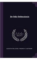 De Odio Defensionis
