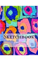 Abstract Art Sketchbook, Scrapbook (8.5 x 11 inches): Drawing Book for Kids, Adults, Artist