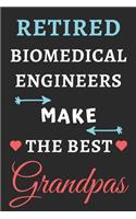 Retired Biomedical Engineers Make The Best Grandpas: lined notebook, Retired Biomedical Engineer Gift