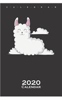 Lama in cloud Calendar 2020