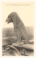 Vintage Journal Gargoyle on Notre Dame Cathedral: (Pocket Sized - Found Image Press Journals)