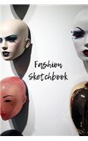 Fashion Sketchbook: Blank Workbook With Female Figure Template for Fashion Designers, Students, and Hobbyists - Compact 6 x 9 Size