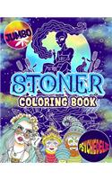 Stoner Coloring Book: The Stoner's Psychedelic Coloring Book With 30 Cool Images For Absolute Relaxation and Stress Relief