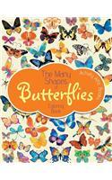 Many Shapes of Butterflies Coloring Book