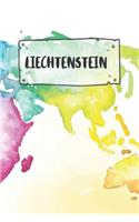 Liechtenstein: Punktiertes Reisetagebuch Notizbuch oder Reise Notizheft Gepunktet - Reisen Journal für Männer und Frauen mit Punkten