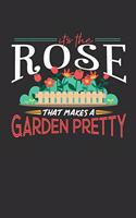 Its The Rose That Makes A Garden Pretty: Personal Planner 24 month 100 page 6 x 9 Dated Calendar Notebook For 2020-2021 Academic Year