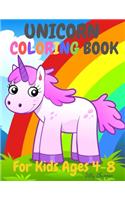 Unicorn Coloring Book: For Kids Ages 4-8