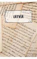 Latvia: Ruled Travel Diary Notebook or Journey Journal - Lined Trip Pocketbook for Men and Women with Lines