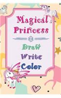 Magical Princess Draw Write Color