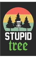 Stupid Tree: 120 Sheets Disc Golf Scorecards, Disc Golf Score Keeper Scorebook, Golf Notebook, Perfect Gift for any Golfer.