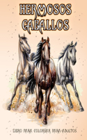 Hermosos Caballos: Libro de colorear para amantes de los caballos (Patrones de alivio del estrés para colorear para la relajación de adultos)