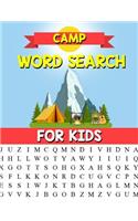 Camp Word Search For Kids