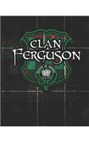 Clan Ferguson: Scottish Tartan Family Crest - Blank Lined Composition Notebook with Soft Matte Cover