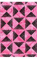 Journal Notebook Triangles With Dots Pattern 7