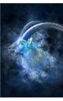 Cool Blue Zodiac Horoscope Capricorn the Goat Journal: Take Notes, Write Down Memories in this 150 Page Lined Journal