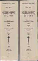 Pensaees Diverses Sur La Comaete