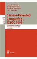 Service-Oriented Computing -- Icsoc 2003