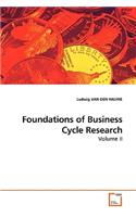 Foundations of Business Cycle Research