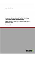 personale Identität in Lockes 'An Essay Concerning Human Understanding'